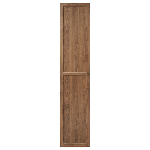 OXBERG Door, brown walnut, 40x192 cm