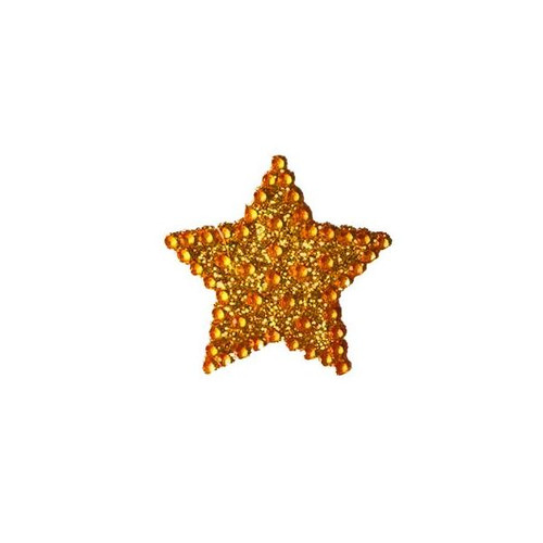 Craft-Fun Christmas Stickers Stars 40mm 12pcs, gold