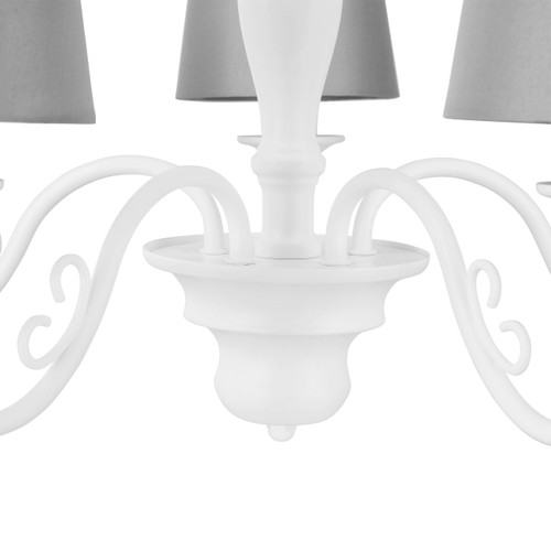 GoodHome Pendant Lamp Tulou 5 x E14, white