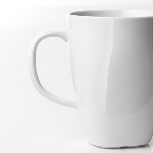 VÄRDERA Mug, white, 30 cl