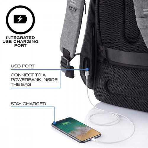 XD Design Backpack Bobby Hero XL 17", grey