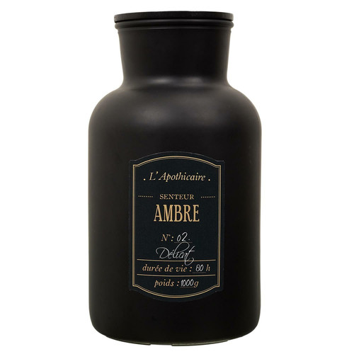 Scented Candle Bottle Ambre