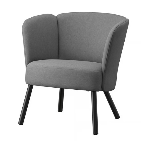 HERRÅKRA Armchair, Vissle grey