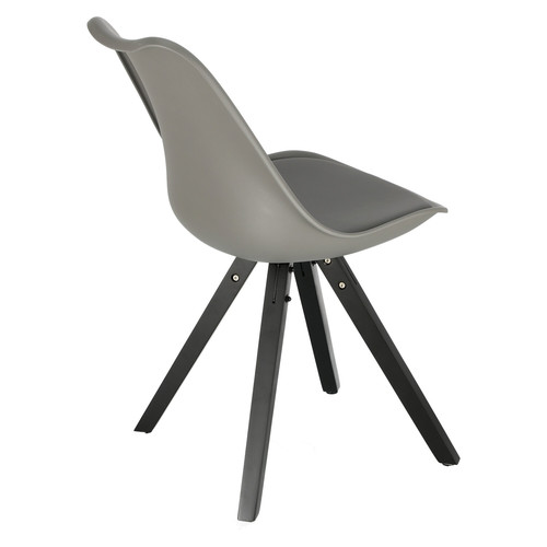 Dining Chair Norden Star Square, black/dark grey