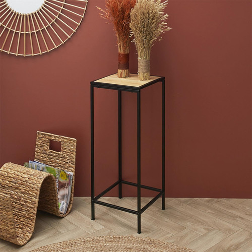 Side Table Plant Stand Rosa 70cm, wood