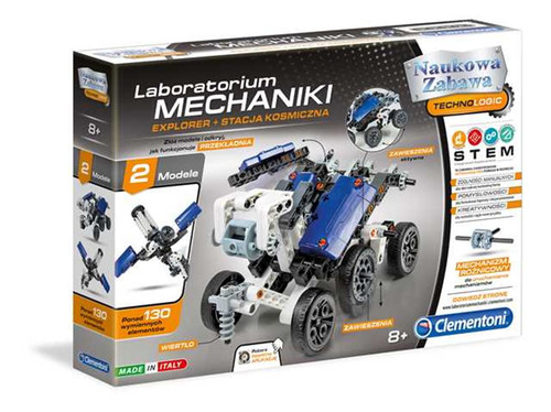 Clementoni Scientific Fun Mechanics Laboratory Explorer + Space Station 8+