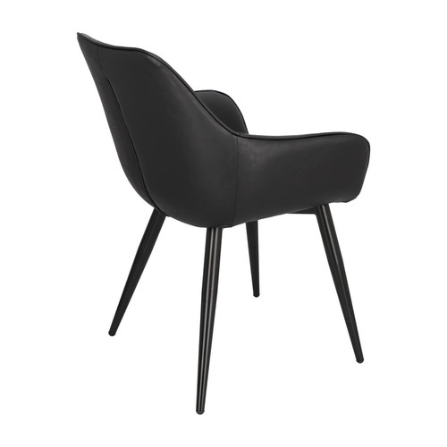 Upholstered Chair Rox, black