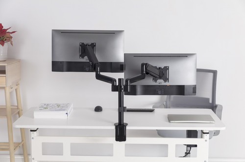 Gembird Adjustable Desk 2-display Mounting Arm for Monitors 17-32" 9kg