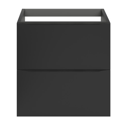 Goodhome Wall-mounted Basin Cabinet Imandra 60cm, matt black
