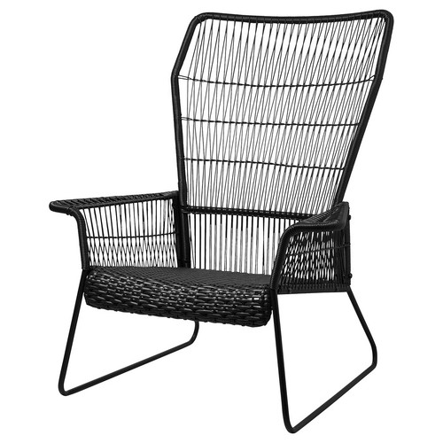 TALLSKÄR Armchair, outdoor, anthracite