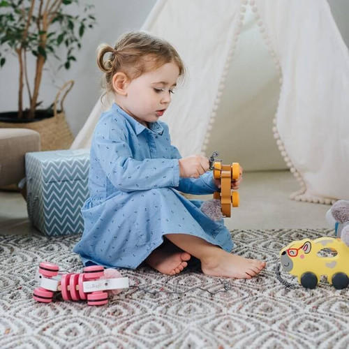 Trefl Wooden Pull-along Toy Unicorn Lea 12m+