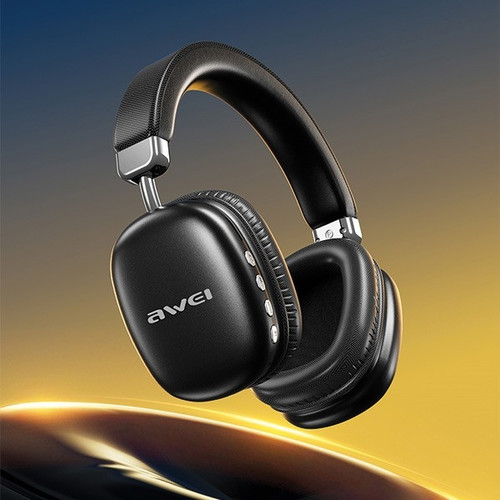 AWEI Headset Headphones Bluetooth AT7, black