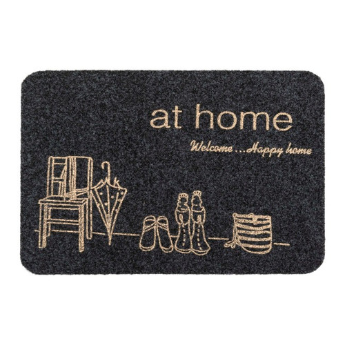 Door Mat Home 40x60cm, grey