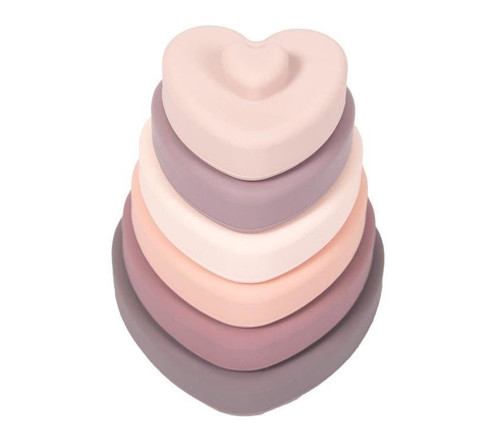 Bo Jungle B-Silicone Stacking Hearts 0+