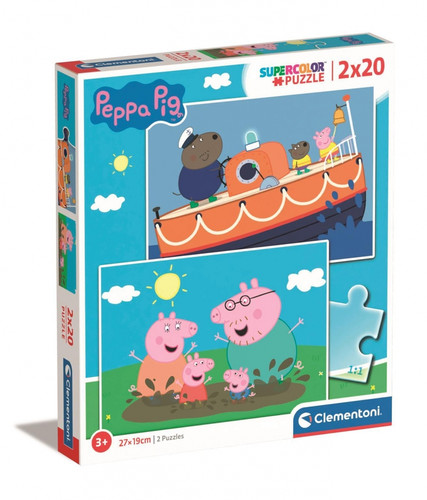 Clementoni Children's Puzzle Peppa Pig 2x20 3+