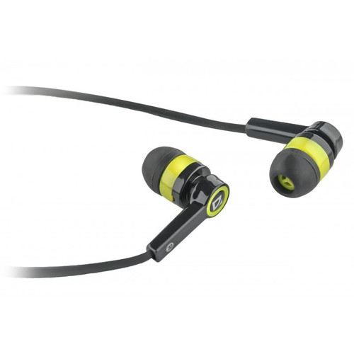 Defender Pulse 420 Wired In-Ear Headset, Black/Yellow