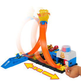 Hot Wheels City Police Station Super Loop Playset JBM71 4+