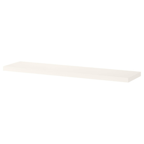 BERGSHULT Shelf, white, 80x20 cm