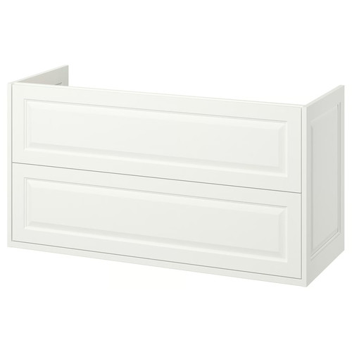 TÄNNFORSEN Wash-stand with drawers, white, 120x48x63 cm