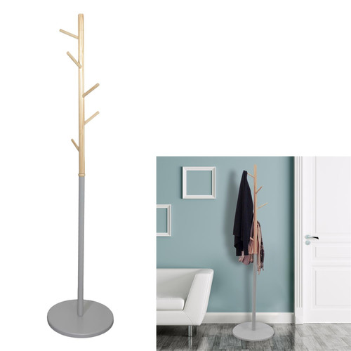 Coat Hanger Miko, grey/natural