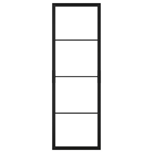 SKYTTA Sliding door frame, black, 77x231 cm