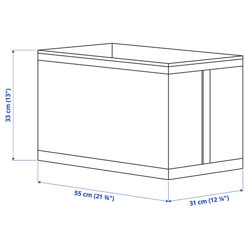 SKUBB Box, white, 31x55x33 cm