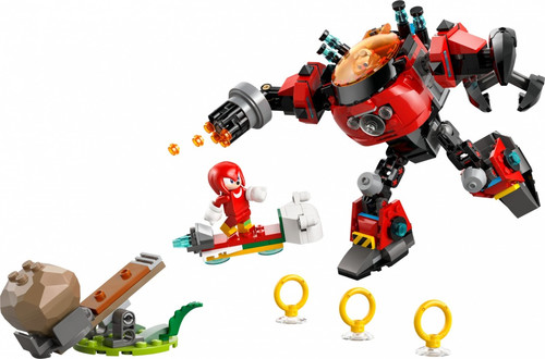 LEGO Sonic the Hedgehog Knuckles vs. Dr. Eggman Egg Crusher Mech 8+