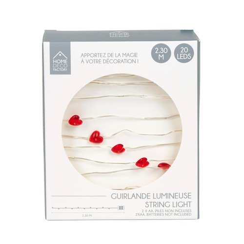 LED String Light Garland (20 Bulbs)