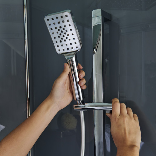 GoodHome Hydromassage Shower Cabin Beloya 90 cm, chrome