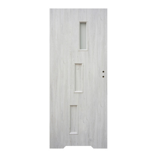 Internal Door, Undercut, Roma 80, left, silver oak