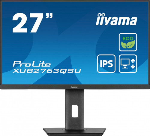 IIYAMA 27" Monitor ProLite XUB2763QSU-B1 IPS QHD HAS 100Hz