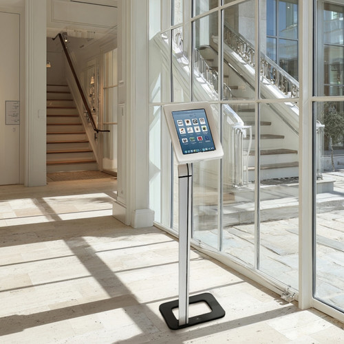 Maclean Stand Handle Advertising for Tablet Floor Lockable Universal MC-645