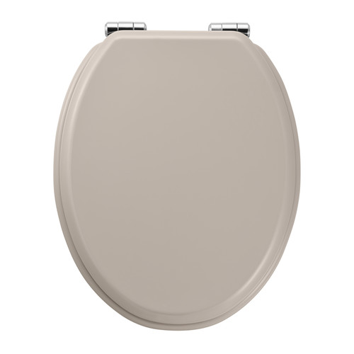 GoodHome Soft-close Toilet Seat Pilica MDF, beige