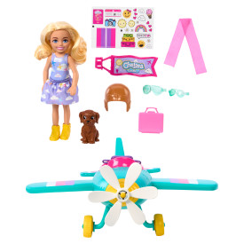 Barbie Chelsea Can Be… Plane Doll & Playset HTK38 3+