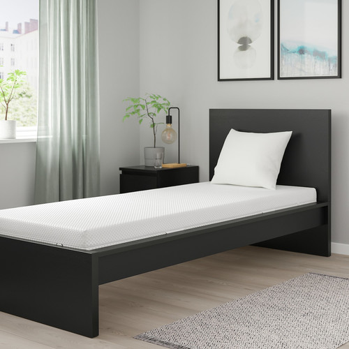 ÅBYGDA Foam mattress, firm/white, 80x200 cm