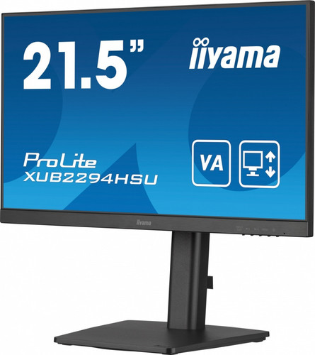 IIYAMA 21.5" Monitor IPS 100Hz  Pivot HAS XUB2293HSU-B7