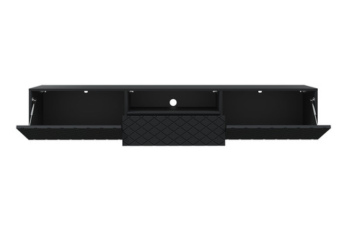 Wall-Mounted TV Cabinet Scalia, matt black