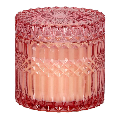 Candle in Glass 10.5cm, pink