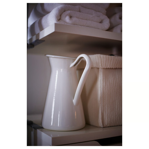 SOCKERÄRT Vase, white, 0.6 l
