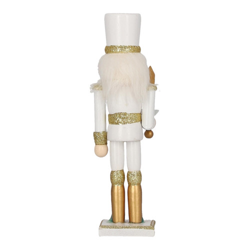 Nutcracker Christmas Decoration Henry 2 18cm, white