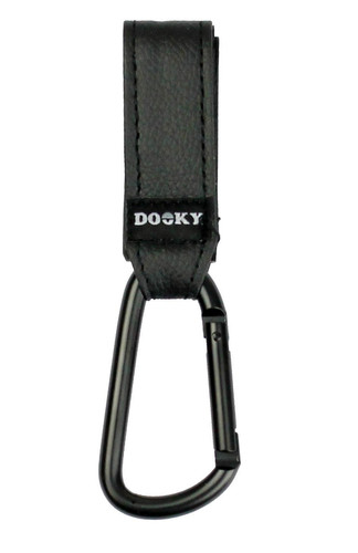 Dooky Buggy Hook Small 2pc, black