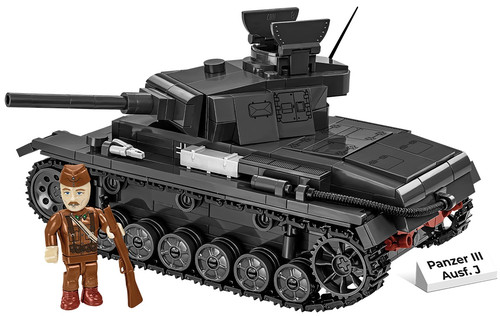 Cobi Blocks Historical Collection WWII Panzer III Ausf. J 590pcs 8+