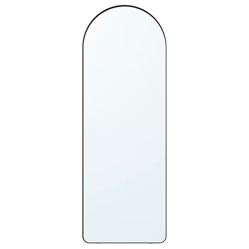 LINDBYN Mirror, black, 60x170 cm