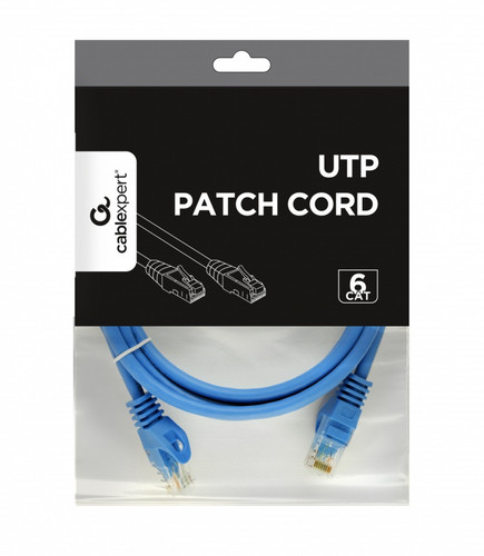 Gembird Patch Cord Cat.6 UTP 2m blue