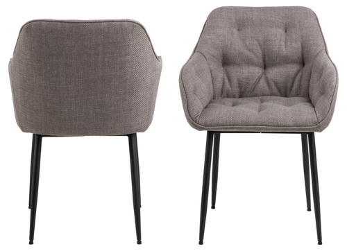 Dining Chair Brooke, light grey
