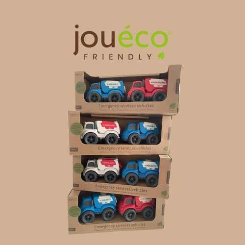 Joueco Eco Emergency Service Vehicles Set 18m+