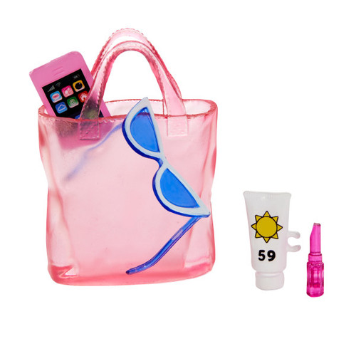 Blonde Barbie Doll With Swimsuit And Beach-Themed Accessories HPL73 3+