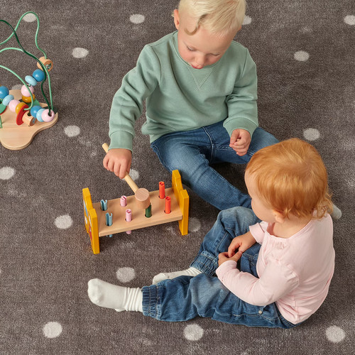 UPPSTÅ Toy hammering block, multicolour