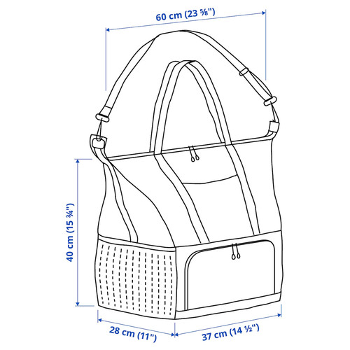 KLOTPIL Cooling bag, 38x24x40 cm