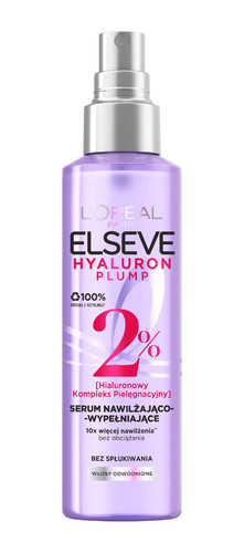 L'Oreal Elseve Hyaluron Plump 2% Hydrating Hair Serum for Dry Hair 150ml